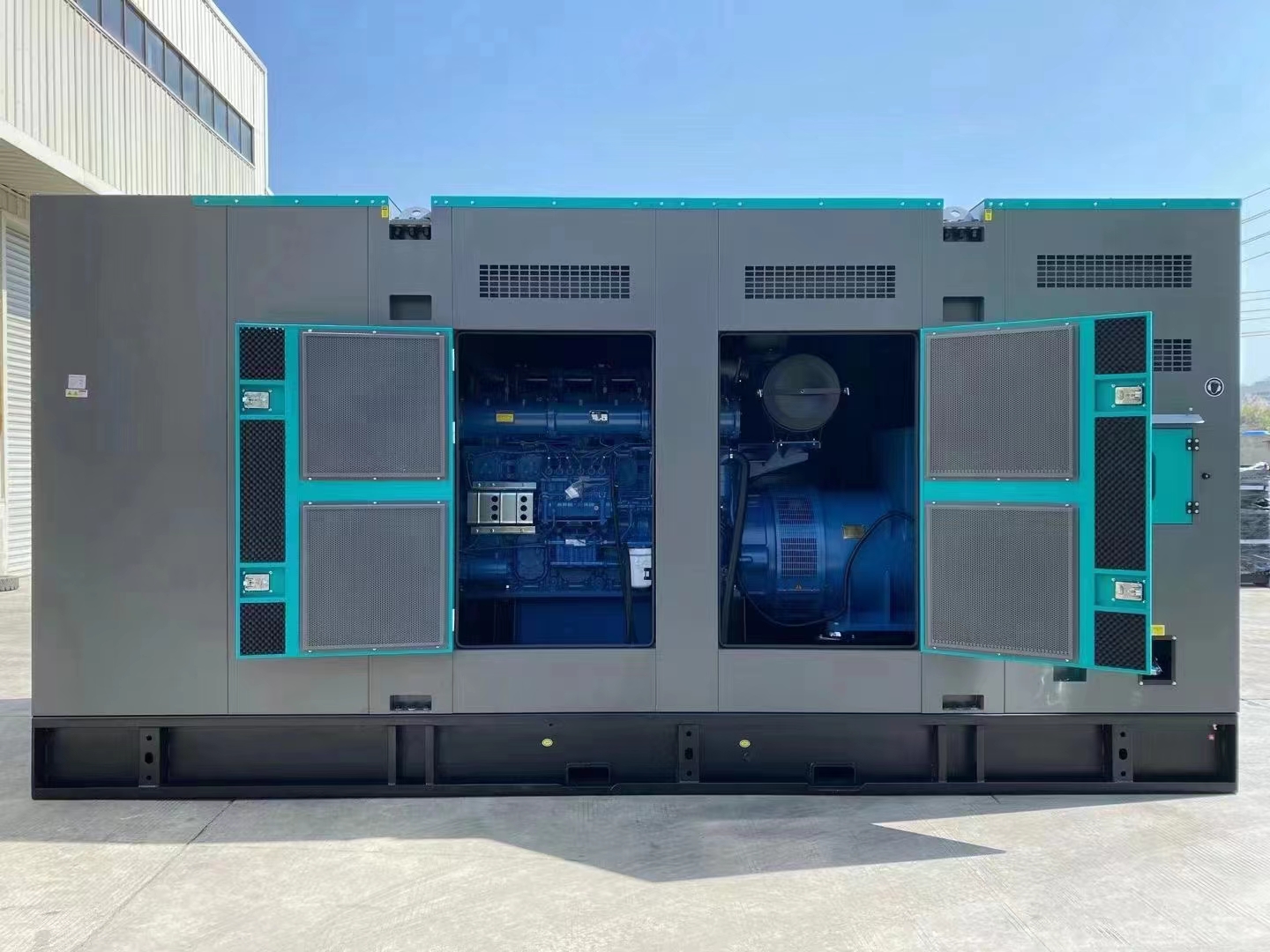 甘孜县某污水处理厂采购一台800KW玉柴静音发电机组