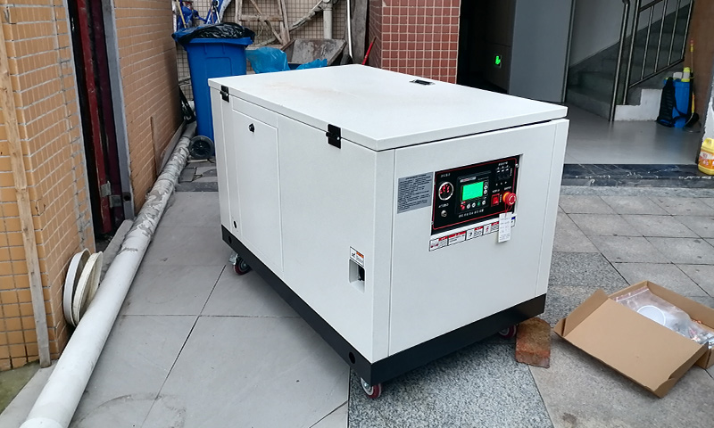宜宾云天酒店采购1台20KW静音发电机组