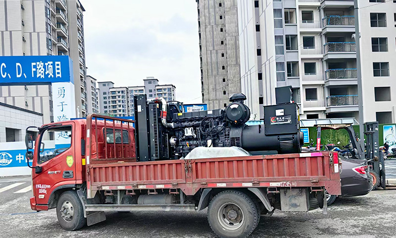 中铁某集团C，D，F路段项目采购上柴柴油发电机组
